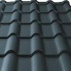 Металлочерепица Крон Прушински 0,5 RAL 9005 глянец.