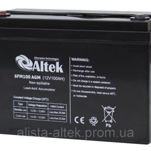 Аккумуляторная батарея 6FM100AGM