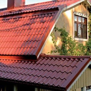 Металлочерепица ПСМ профиль RAL 3005 Китай 0,4 мм