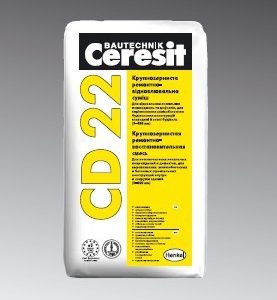Смесь для ремонта бетона Ceresit CD 22 крупнозернистая
