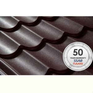 Металлочерепица Ruukki Monterrey Pural Matt BT {50 plus} RR 32 0,5 мм