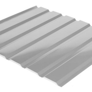 Профнастил С-18 RAL 9006 (серебристый) PE 0.45 фасад