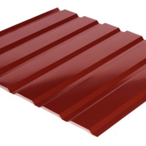 Профнастил С-18 RAL 3011 (красный) PE 0.45 фасад
