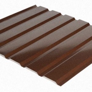 Профнастил С-18 RAL 8017 (коричневый) МАТ 0.45 фасад