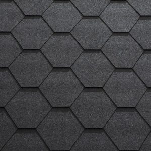 Битумная гибкая черепица эконом Katepal  KL черный