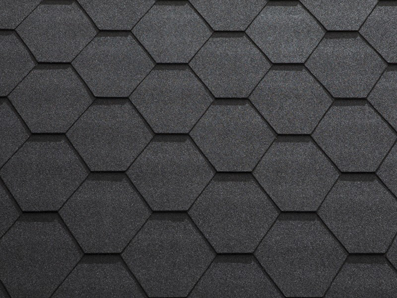 Битумная гибкая черепица эконом Katepal KL черный