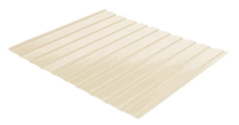 Профнастил фасадный С-10 (цвет 1015 - бежевый, глянец)