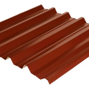 Профнастил  Мегасити несущий НС-44 RAL 3011 (красный) PE 0.45 Южная Корея