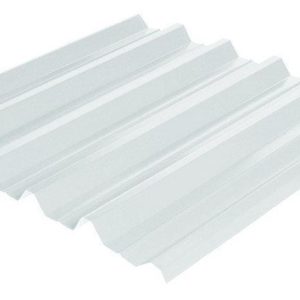 Профнастил несущий завод Мегасити , с большой волной НС-44 (цвет 9003, глянец) металл 0,45 Китай