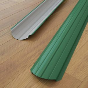 Штакетник полукруглый металлический планка 10.5 см*100 см