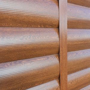 Металлический Сайдинг | 370 мм | Блок-хаус | золотой дуб | China | Дах-Сервис |