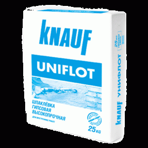 Шпаклёвка финишная гипсовая Кнауф Унифлот (Knauf Uniflot) 25 кг