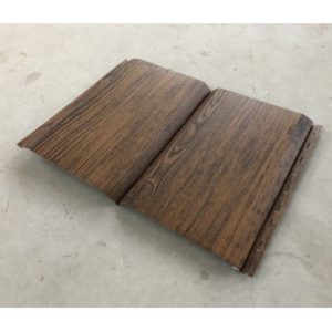 Фальшбрус орех 3д , металлический сайдинг