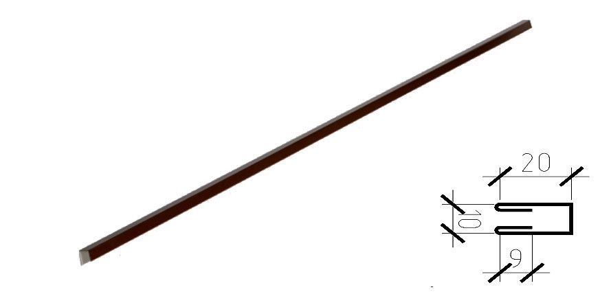 Планка декоративная для профнастила С-10