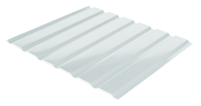 Профнастил С-18 RAL 9003 (белый) PE 0.45 Китай