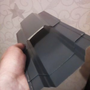 Dahservise трапециевидный штакетник (113 мм*50 см) темно серый глянец 0.45 мм, RAL 7024 .