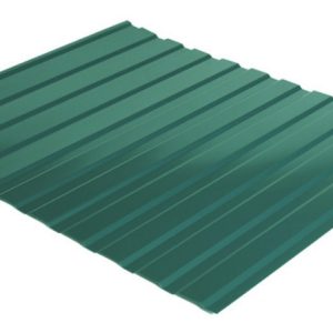 Профнастил фасадный С-10 (цвет 6005 - зеленый, глянец)
