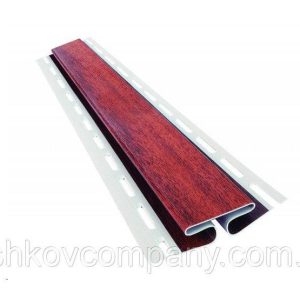 H-профиль для софита Asko декор под дерево дуб