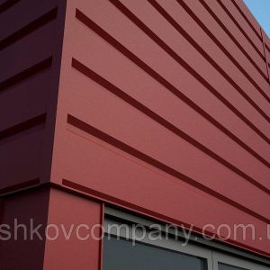 Металлосайдинг фасадные панели "Комплект". 0.5 мм, Польша Arcelor Mittal, РЕ-полиестер