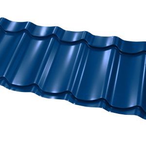 Металлочерепица Польская Blachy Pruszynski Szafir 350 РАЛ 5010 0.5 mm