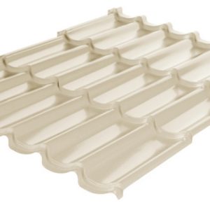 Металлочерепица Rauni RAL 1015 (бежевая) PE 0,45 Premium