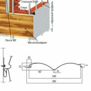 Металлосайдинг Термастил Сруб светлое дерево.Printech 0,4 мм Китай