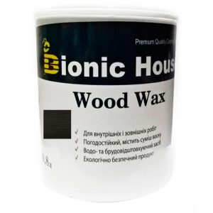 Краска для дерева WOOD WAX Bionic-House 0,8л Черное дерево А120