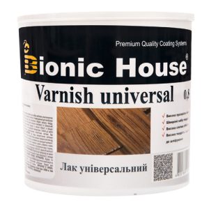 Лак для дерева универсальный Bionic-House 0,8л Бесцветный Глянцевый