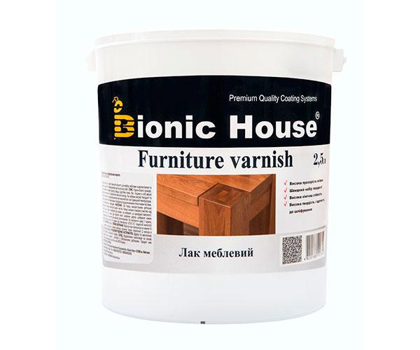 Лак мебельный Bionic-House 2,5 л Бесцветный
