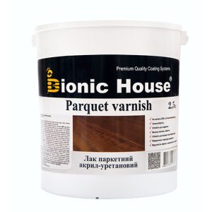 Лак паркетный Bionic-House 2,5л Безцветный