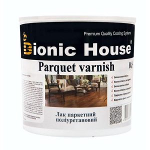 Паркетный лак ультрастойкий Bionic-House 0,8 л Бесцветный
