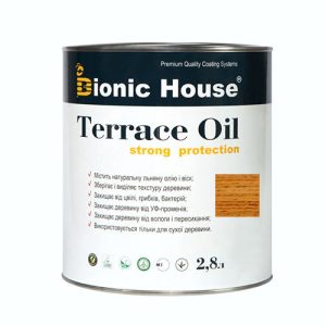 Масло льняное для терасс Орех Bionic-House банка 2,8 л.