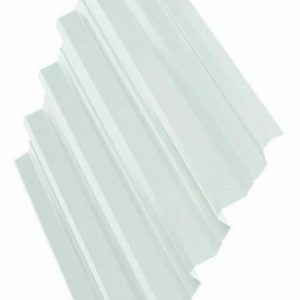 Профнастил кровельный Мегасити Корея НС-44 RAL 9003 , PE 0.45 мм Юж. Корея