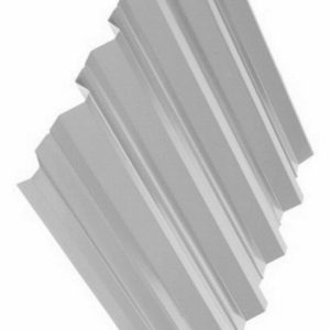 Профнастил Корея НС-44 , RAL 9006 глянец (серебристый металлик) несущий от Мегасити.