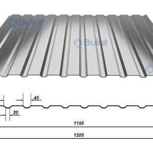 Профнастил С-10 RAL 5005 ArselorMittal Poland 0.45 мм глянец