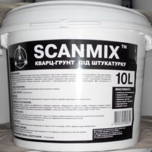 Кварц-грунт под штукатурку Scanmix Standart (5л)