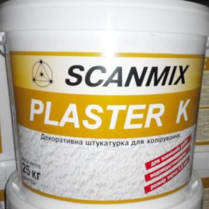 Фасадная штукатурка барашек Scanmix PLASTER К1,5(25 кг)
