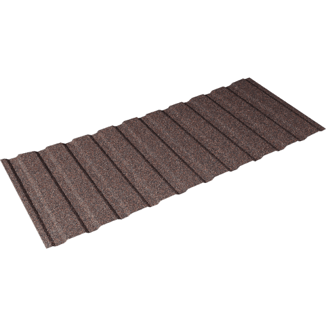 Композитный профнастил Квинтайл С-10 Кофе , лист 2 метра