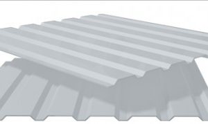 Профнастил ПС-20 RAL 9006 | PE | 0.4 | Nippon
