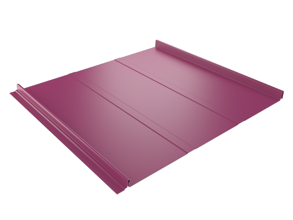 Фальцевая кровля. Кликфальц с матовом покрытием 0,45 мм.