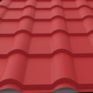 Металлочерепица Мюнхен RAL 3011 0,45 мм глянец Китай , от Арсенал центр