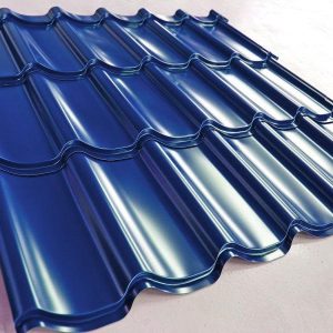 Металлочерепица Rauni Premium RAL 5005 (синяя) PE 0,45 Корея