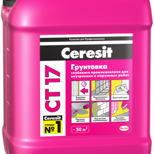 Грунтовка Церезит СТ 17 (Ceresit CT 17) 10 л (глубокого проникновения)