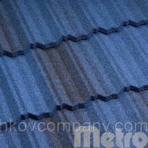 Композитная металлочерепица - Metrotile CLASSIC Thunderblue #Метротайл