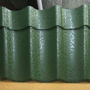 Металлочерепица Корея 0,5 мм Crown Matt RAL 6005