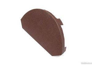 Заглушка конька полукруглого - прямая ArcelorMittal 0,5 мм