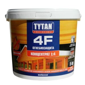 Огне-биозащита для дерева ТYTAN 4F 5 кг