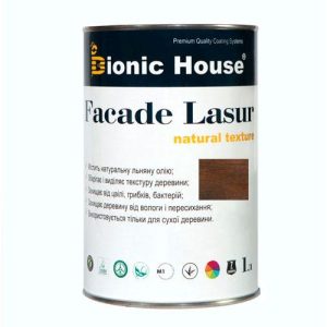 Краска для дерева FACADE LASUR Bionic-House 1л Венге