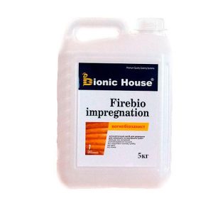 Огнебиозащитная пропитка FireBio Impregnation Bionic-House 5кг Бесцветная
