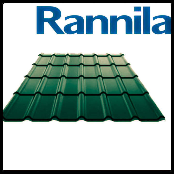 Металлочерепица Rannila DG 4345 PEMA 6005